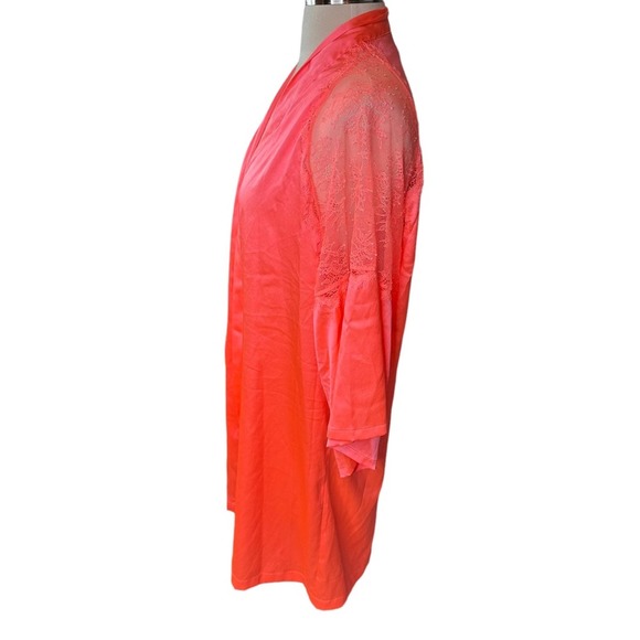 Victorias Secret Robe Womens Satin Lace Silky Intimate Extra Small - Picture 10 of 16